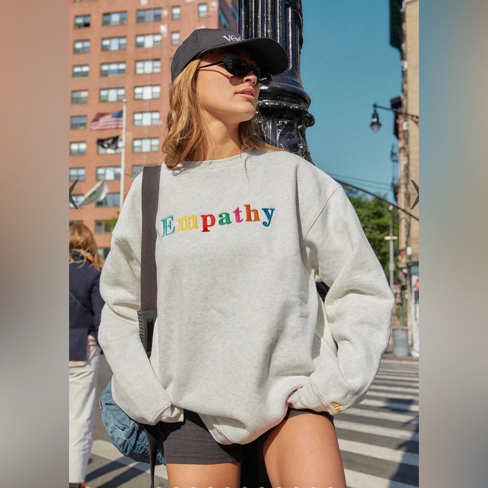 Mayfair| ‘Empathy Always’ Grey Crewneck